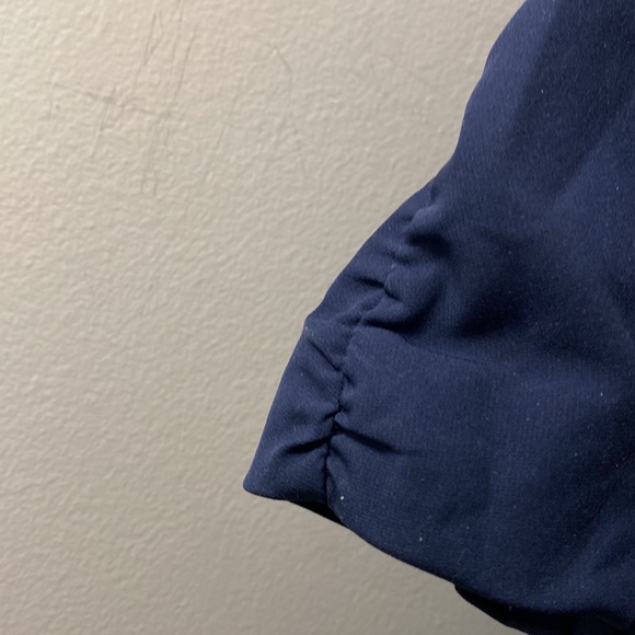 INC Women’s 3/4 Sleeve Menswear Blazer Navy Blue - Picture 16 of 16